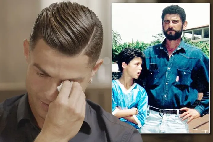Cristiano Ronaldo breaks down in tears during an emotional interview