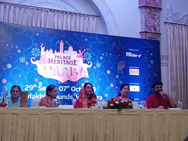Palace Heritage Garba organised by the Royal family of Vadodara
