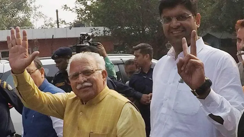 Manohar Lal Khattar takes oath as Haryana CM, Dushyant Chautala as deputy CM