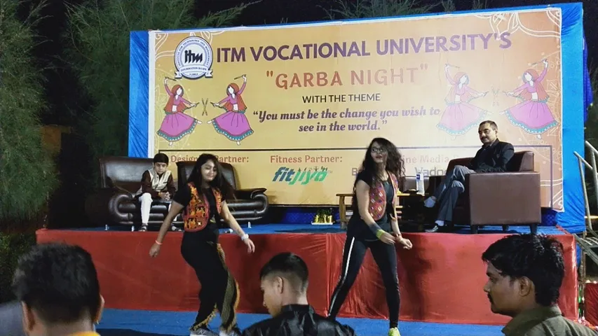 ITM Vocational University bids a grand adieu to Navratri 2019