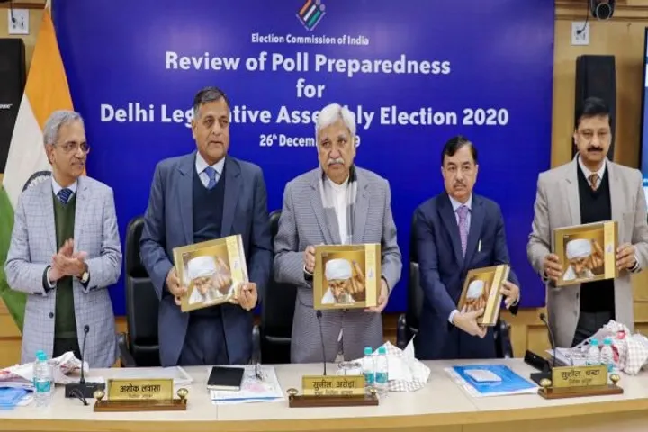 Election Commission reviews poll preparations for the upcoming Delhi assembly elections