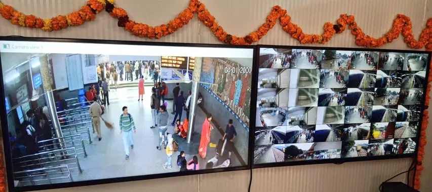 10 Railway Stations of Western Railway have Advanced Video Surveillance System (VSS) Installed by RailTel