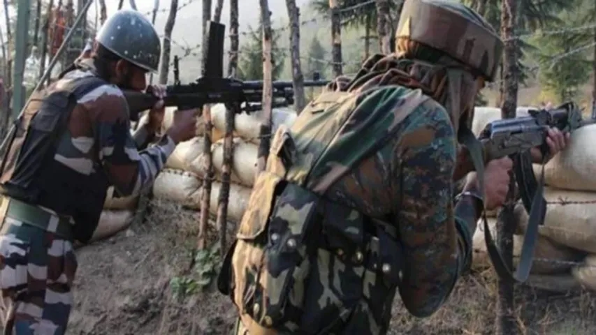 2 soldiers got killed in exchange of fire with terrorists along Line of Control