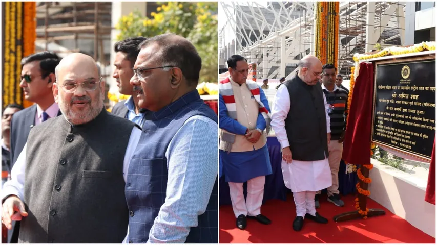 Union Home Minister Amit Shah dedicated passenger amenities at Gandhinagar Capital station