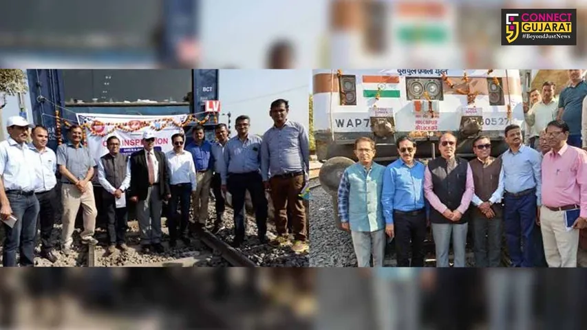 WR complete electrification work of Surendranagar Dhola Dhrangadhra section