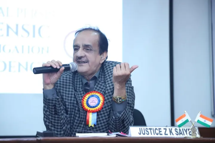 Parul university organised expert lecture on Judicial Perspective of Investigation and Evidence