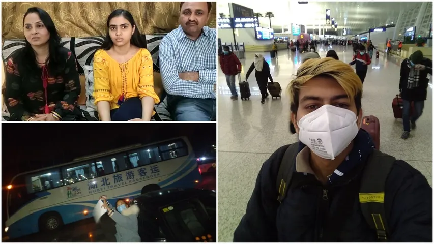 Happy homecoming for two students of Vadodara from Wuhan