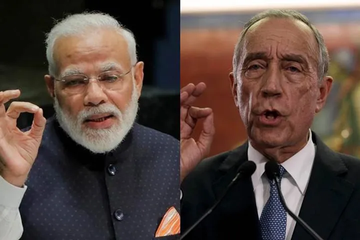 Portugal President, on his first visit to India, meets PM Modi
