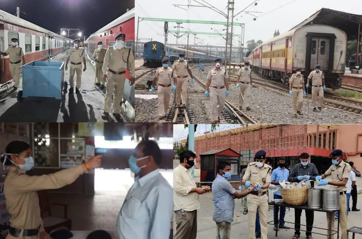W.Rlys RPF continues to safeguard during Coronavirus lockdown
