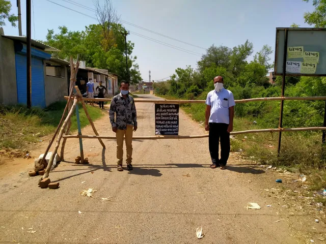 13 villages under Vaso Taluka self imposed the lockdown order