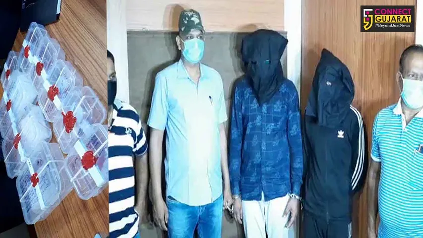 Vadodara SOG arrested two with methamine drugs with 47 lakhs