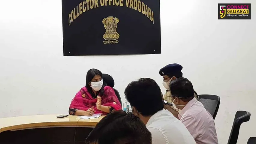District Collector reviews the law and order situation in the rural areas through video conference