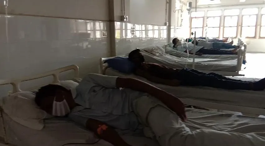 Around 60 employees of Shankar Packaging fell ill after food poisoning