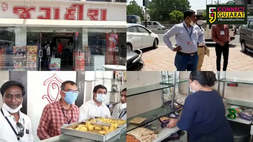 VMC health department swung into action to check farsan shops selling old items