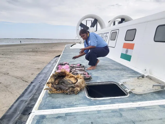 Indian Coast Guard recovers 88 packets of drugs worth 1.32cr from near Jakhau in Gujarat