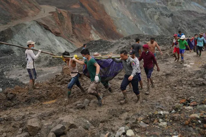 At least 162 killed in Myanmar Jade mine collapse