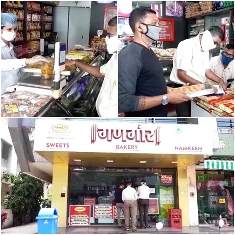 VMSS health teams conduct checking at sweet shops