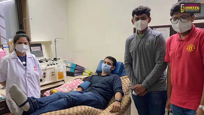 CS with Red Cross Society kicked off Plasma drive in Ahmedabad