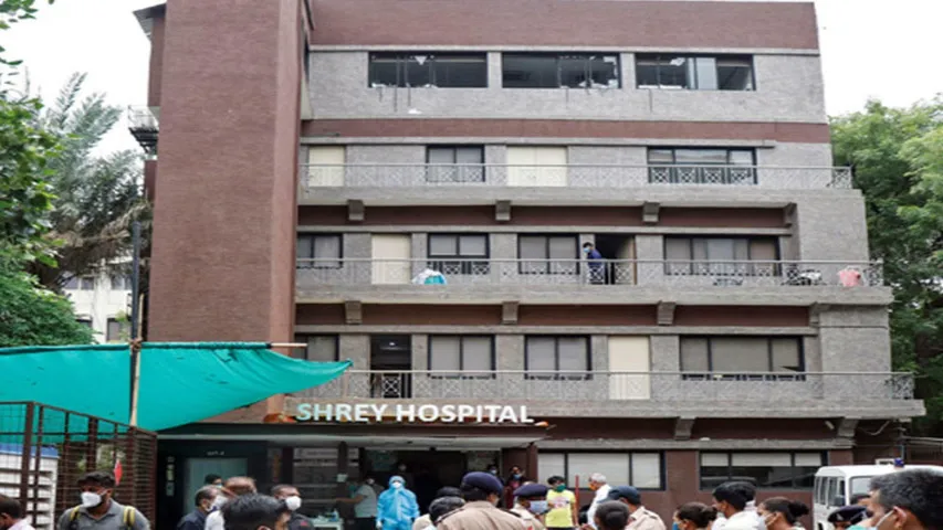 Fire breaks out at Covid hospital in Ahmedabad, 8 patients dead