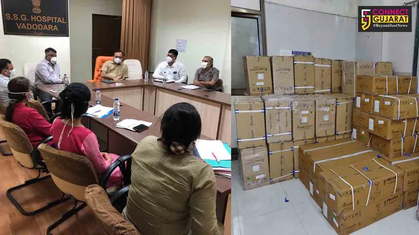 State government provide 40 new advanced ventilators to Sayaji Hospital