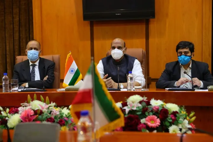 Defence Minister Rajnath Singh’s meeting with Iran’s Minister of Defence and Armed Forces Logistics
