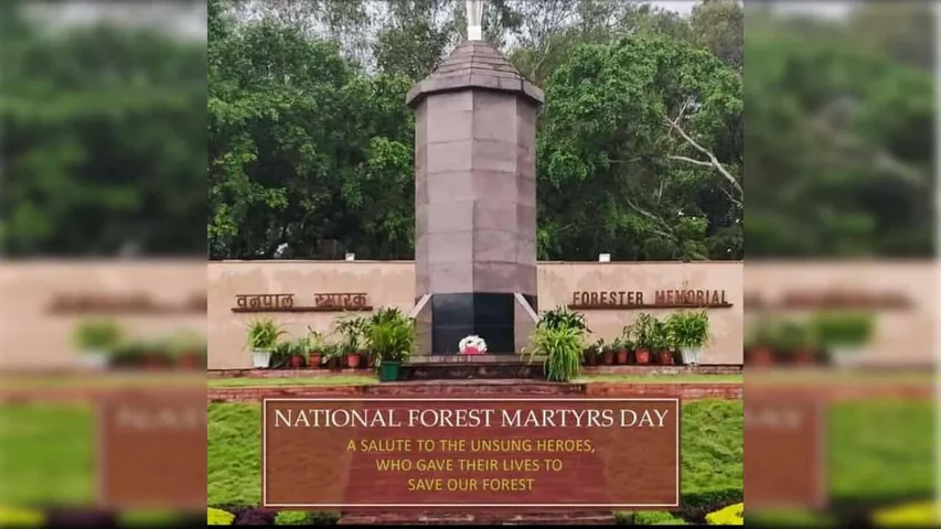 Vadodara paid homage to people laid down lives for protection of trees and wildlife