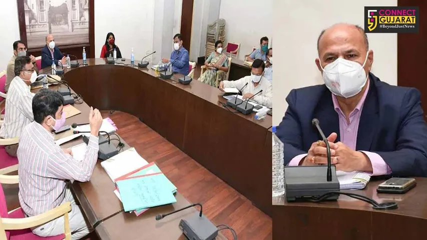 Election observer Jata Shankar Choudhary held meeting with nodal officers in view of Karjan By election