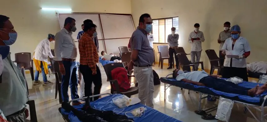 Team Education’s blood donation campaign with the cooperation of teachers