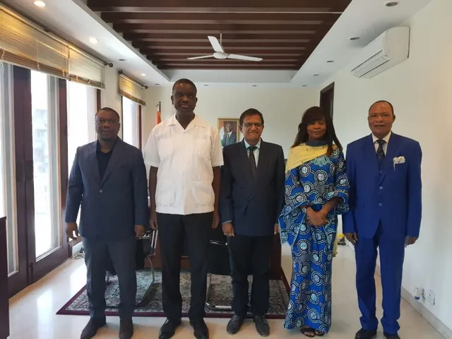 Meeting between ambassador of Cote d’ivoire and MSU Baroda