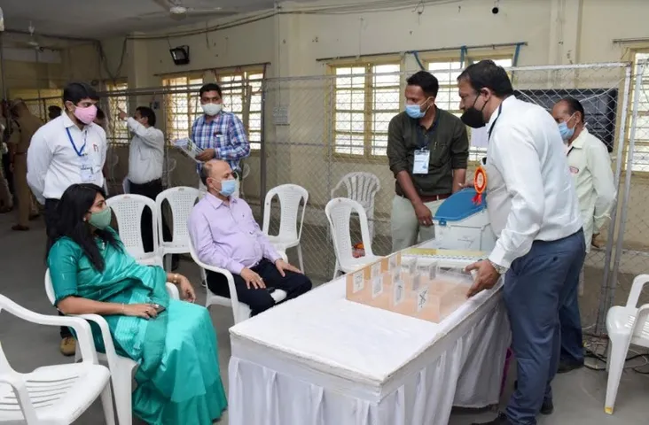 Election commision and police department ready for counting of votes on Tuesday