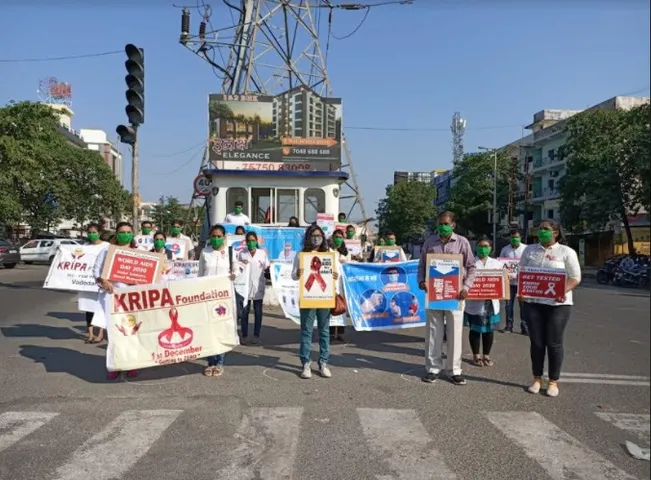 Awareness programme on World Aids Day by Kripa foundation in Vadodara