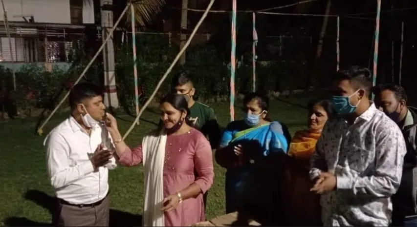 BJP councillor violate Covid rules during her birthday celebration in Vadodara