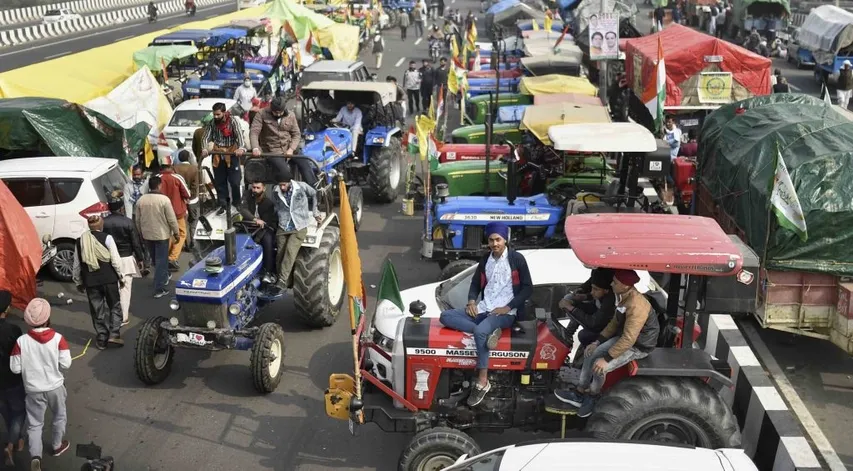 Protesting farmers to march towards Parliament on budget day