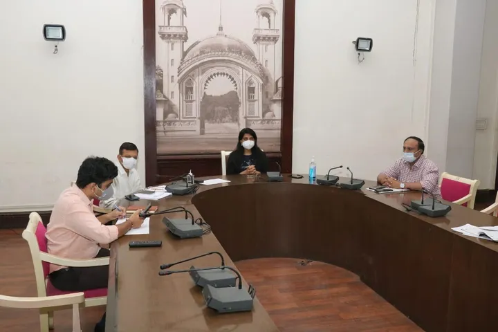 Control room at district collector office for district, taluka and municipality elections