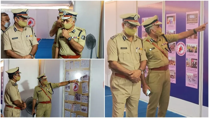 Gujarat DGP Ashish Bhatia on a visit to Vadodara on Friday