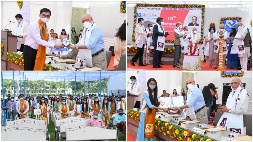 CHARUSAT witnesses 10th Convocation of Faculty of Medical Sciences