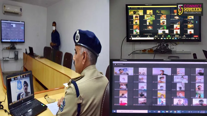 Vadodara police commissioner interacted with jawans recovering at home from corona