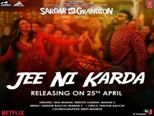 Arjun Kapoor, Rakul Preet treat fans to 'Jee Ni Karda' teaser from 'Sardar Ka Grandson'
