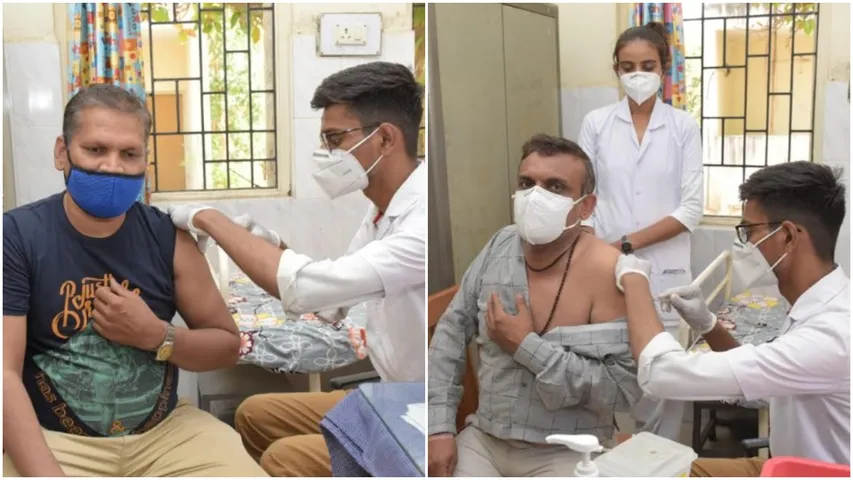 Two health workers constantly engaged in vaccination drive at Kelanpur PHC in Vadodara district