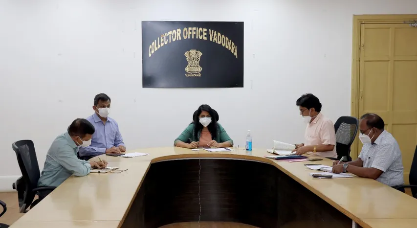 Vadodara District Collector conducts online review of covid and health situation in the talukas