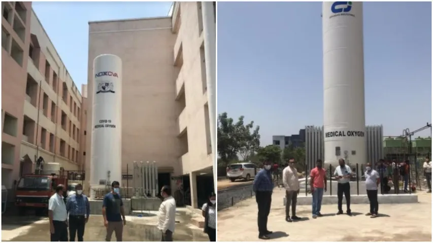 OSD visited Dhiraj and Parul hospital to review treatment facilities