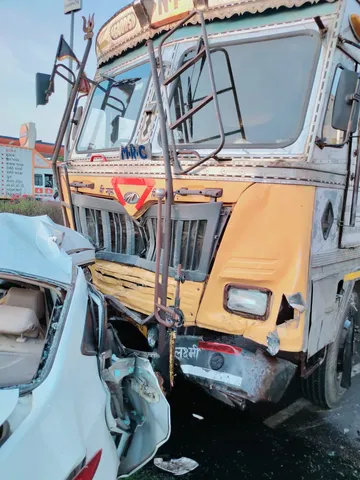Three youths died in a tragic accident near Kapurai intersection on National Highway passing outside Vadodara city