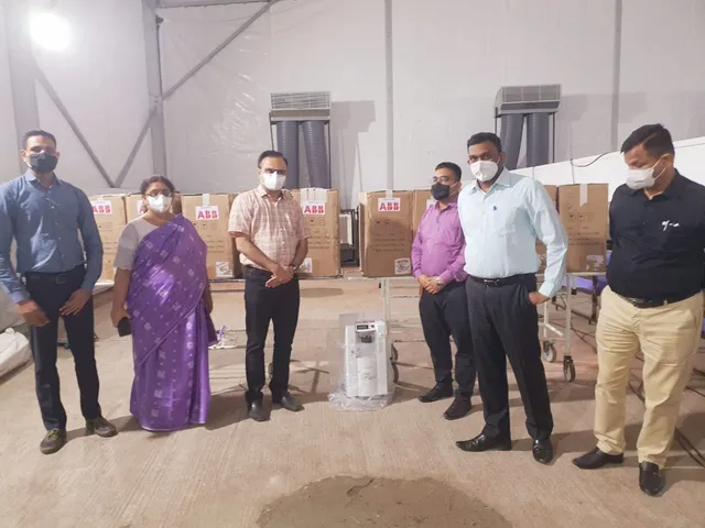 ABB donated 10 Oxygen Concentrators to Gotri Hospital