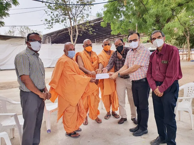 BAPS shown readiness to bear the cost of food and refreshments for patients admitted at Atladara Satsang Sthal Hospital