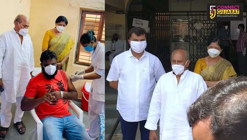 Minister of State for Narmada Development Yogesh Patel visited Savli, Desar and Waghodia taluka