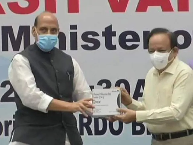 Rajnath Singh to release first batch of Anti COVID drug 2DG today