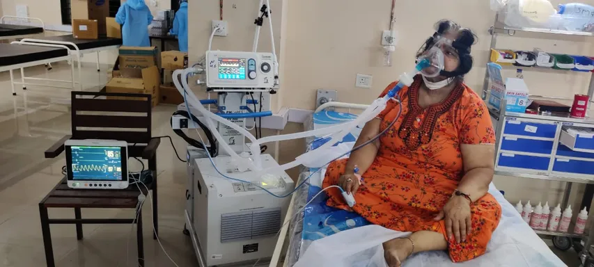 Sarla Shah thanked medical team of Samras hospital after discharged from 25 days of intensive and careful treatment