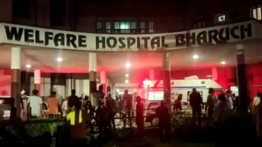 Bharuch: Eighteen dead as fire breaks out in Covid hospital