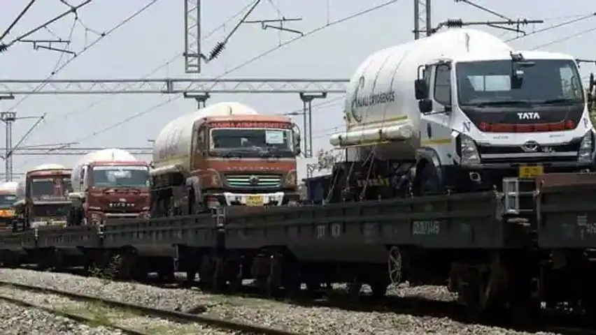 Railways delivers 14,500 MT of liquid medical oxygen so far