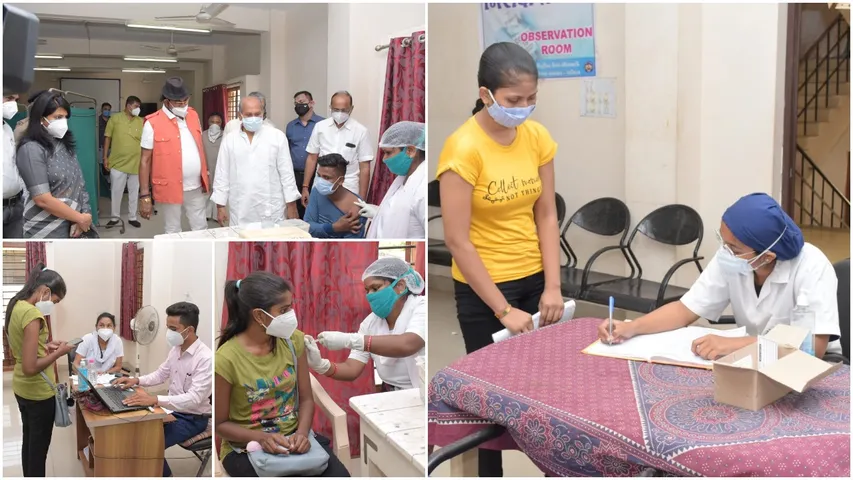Commencement of vaccination of citizens in the age group of 18 to 45 in rural areas of Vadodara district